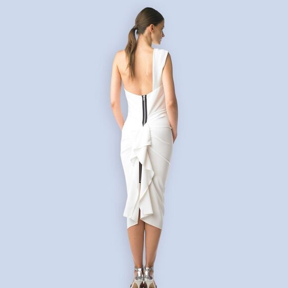 ISSUE NY 11512 dress in Chartreuse Size L - Picture 7 of 14